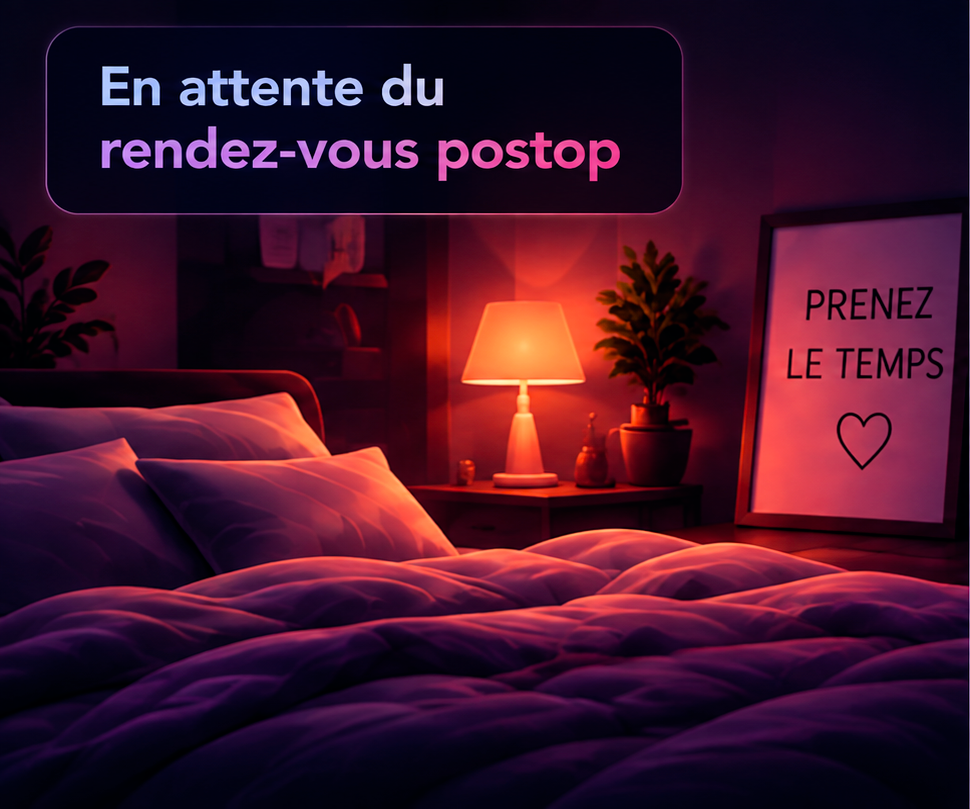 Illustration corporate de la période de cicatrisation